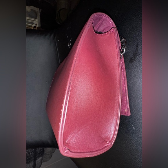 Badgley Mischka Metal Fringe Tassel Bag Purse Silver Chain Crossbody NWT - Picture 11 of 13